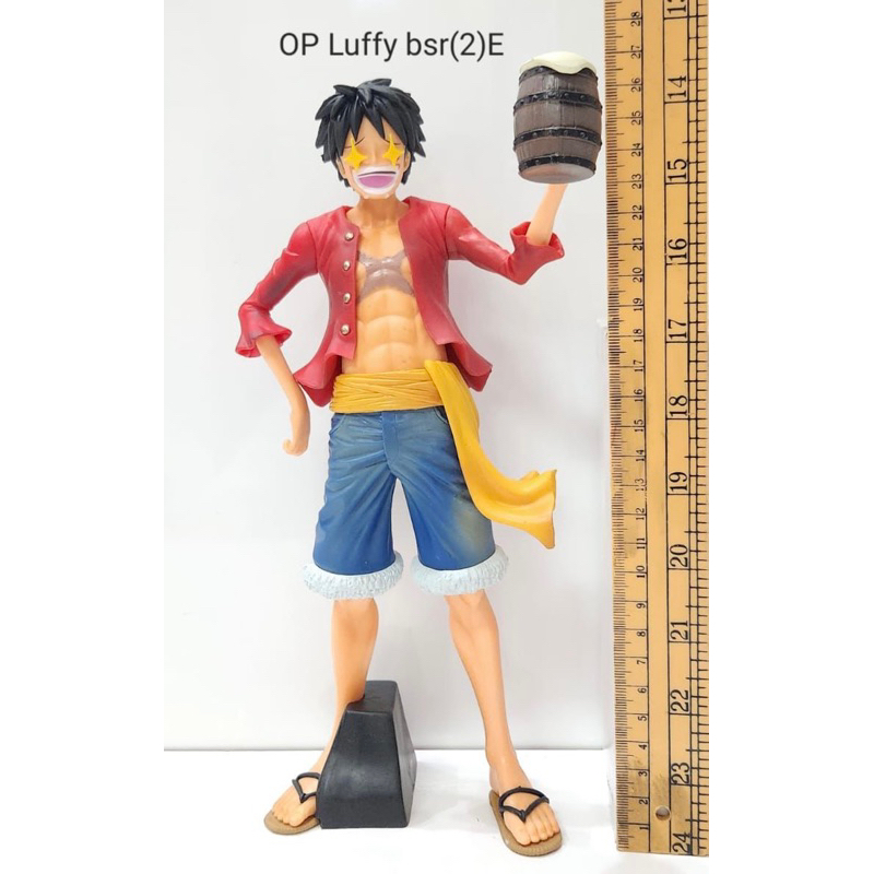 Action figure one piece luffy besar kode e