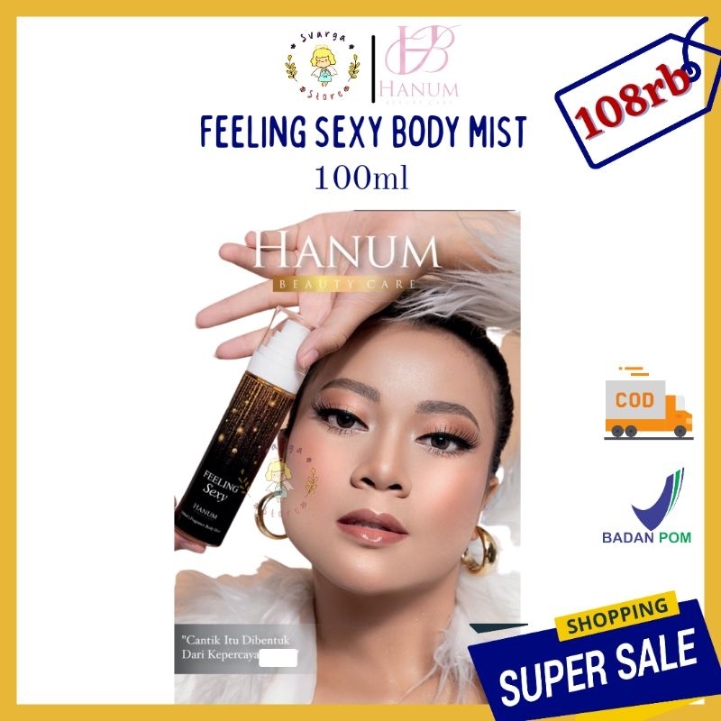 FREE MASKER | 100ml Feeling Sexy Body Mist | Hanum Beauty Care