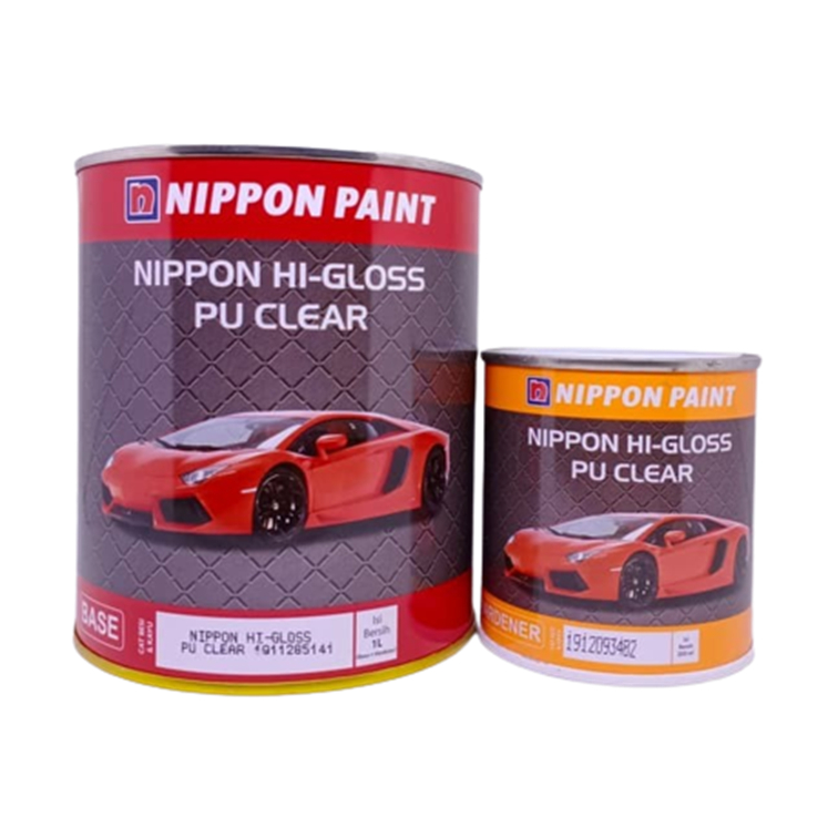 Vernish Nippon Hi-Gloss PU Clear 1 Liter + Hardener