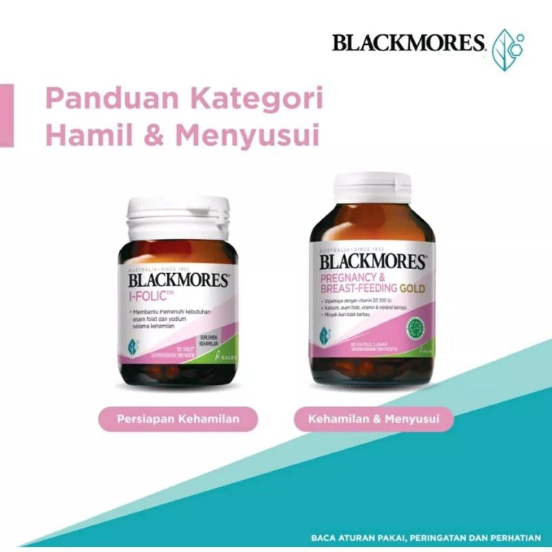 PROMO blackmores pregnancy kalbe / vitamin kehamilan dan menyusui blackmores