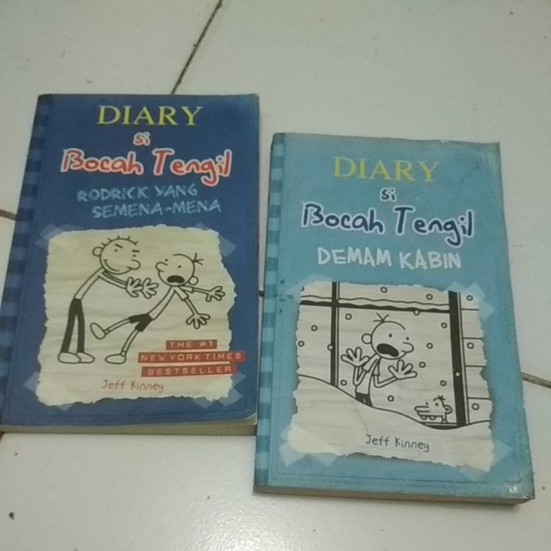 ORI CABUTAN NOVEL DIARY SI BOCAH TENGIL Rodrick yang semena mena Dan SI BOCAH TENGIL demam kabin