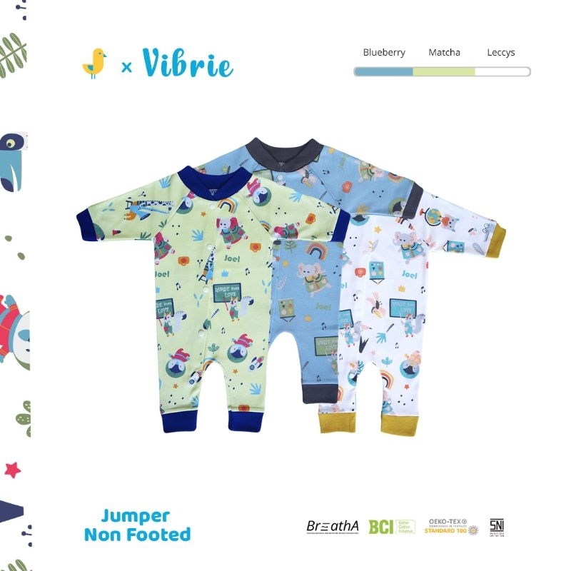 Jumpsuit bayi lengan panjang SNI JOEL Jumper Bayi Newborn Sleepsuit Bayi Jumper Kaki Tutup  kaki buka Lengan Panjang baju tidur piyama kaos bayi baju anak baru lahir celana kodok set