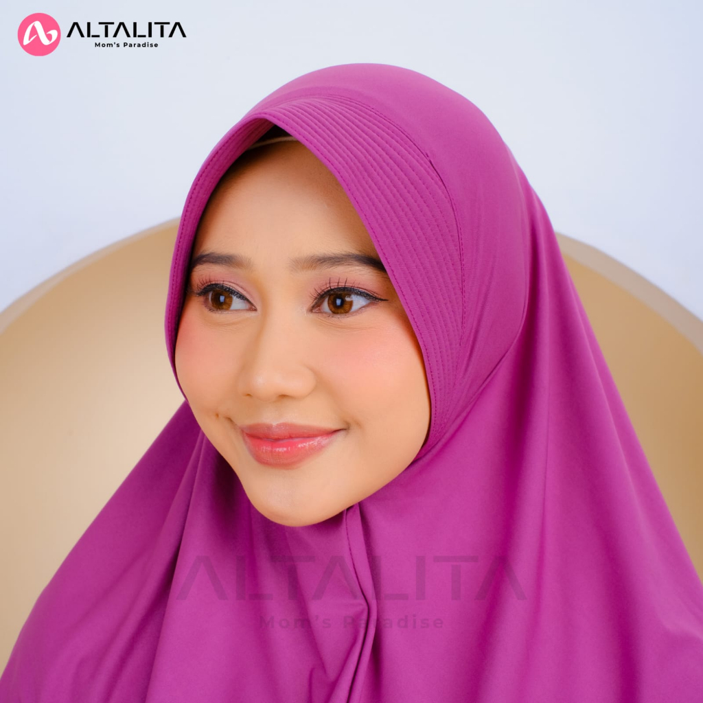 Altalita - Jilbab Qaila Penguin Instan Jersey Premium Hijab Bergo Hamidah Menutup Dada Kerudung Sport Instant Ukuran M Cocok Untuk Sekolah Olahraga Volly Futsal Badminton dan Sehari-Hari