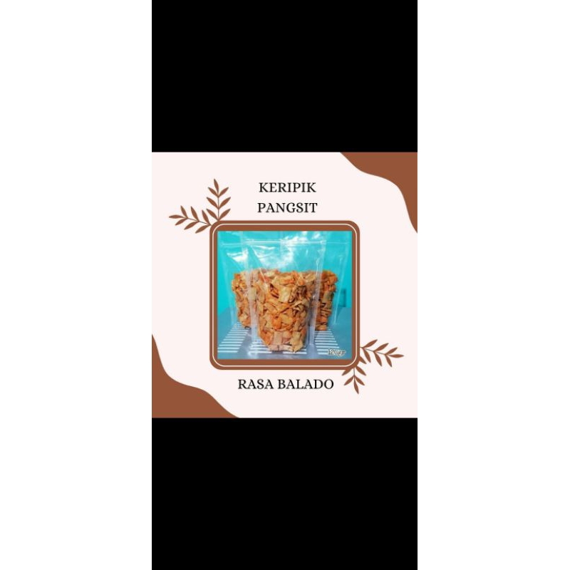 

Keripang( Keripik Pangsit) Varian Rasa Balado/120g