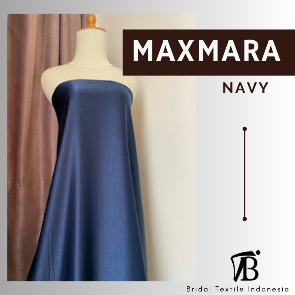 Bahan Kain Furing Satin Maxmara Original Premium Lux Luxury Kebaya Gaun Pengantin Bridesmaid Warna B