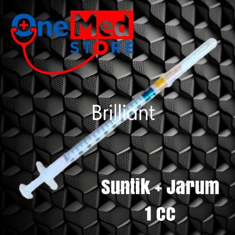 Alat Suntik + Jarum ONE MED 1ml 3ml 5ml 10ml / 1cc 3cc 5cc 10cc