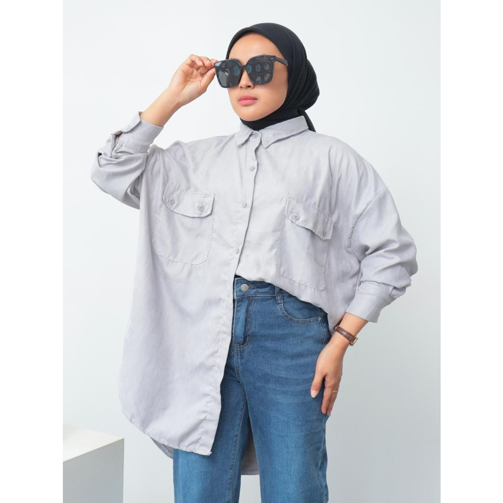 Kemeja Oversize Corduroy Blis - 2201.02.197