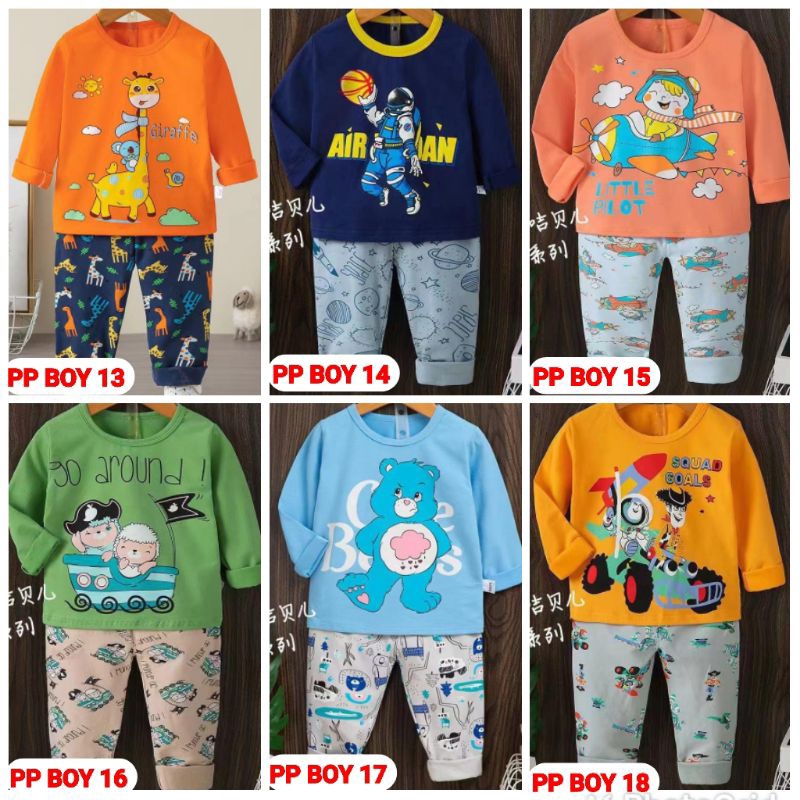 SETELAN BAJU ANAK PIYAMA ANAK UMUR 1 BULAN S.D 10 THN