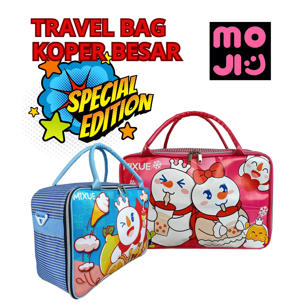 BAYAR DI TEMPAT / TRAVEL BAG MIXUE / TAS MUDIK TRAVEL BAG / TAS KOPER /TRAVEL BAG PAKAIAN DEWASA / KOPER BAJU DAN PAKAIN