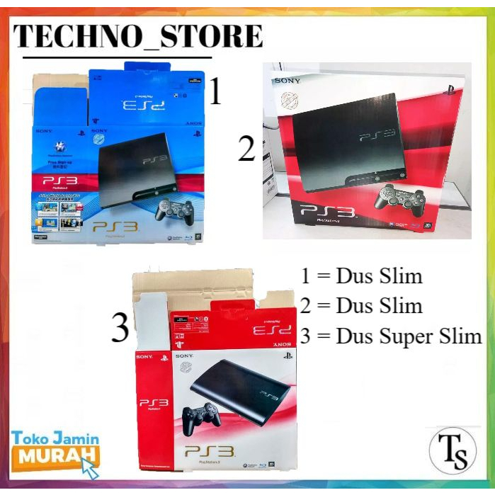 Dus PS3 Super Slim / Box Kotak PS 3 Slim / Kardus PS3 Slim dan Super Slim / Dus SS