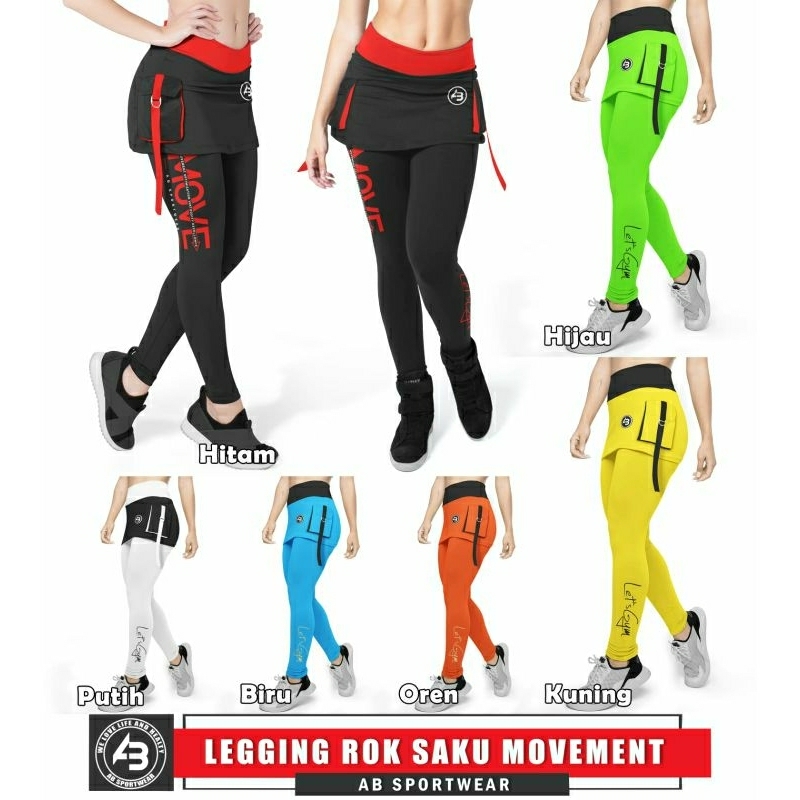 AB Sportwear Original - Legging Rok Saku Movement