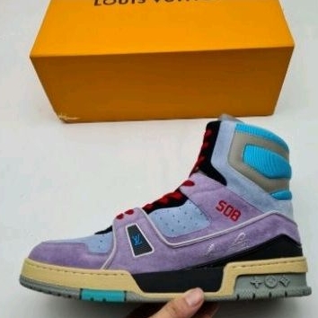 LV TRAINER SNEAKER BOOT PURPLE