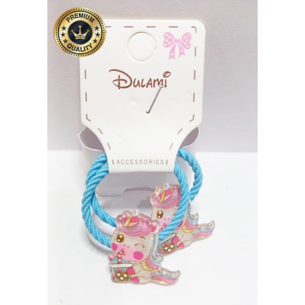 Ikat Rambut Anak Hairband Anak Perempuan Motif Unicorn