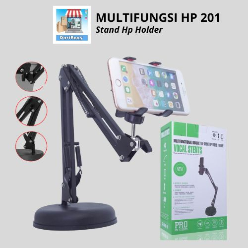 Stand Holder Hp Meja Broadcast Streaming Youtube Tiktok Vlogger Multifunctional Bracket S77 Stand HP