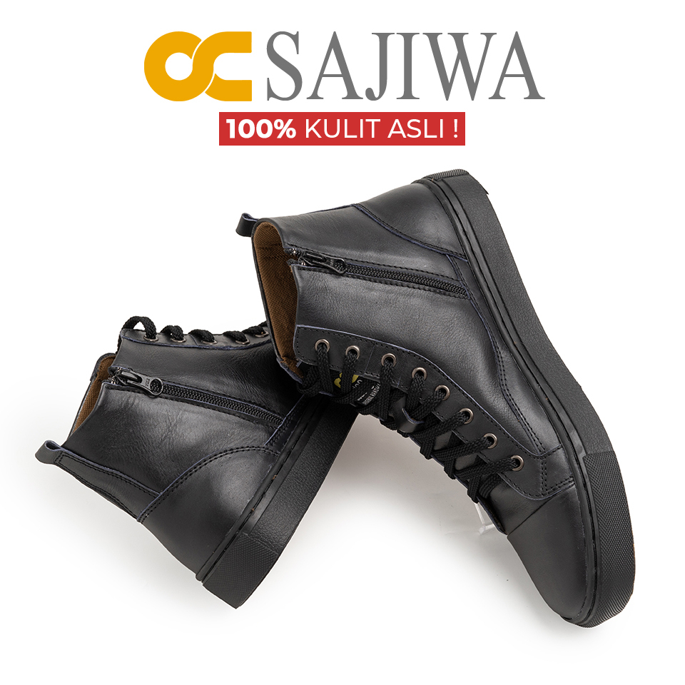 SEPATU SNEAKERS KULIT ORIGINAL OC-SAJIWA BROSH UPP