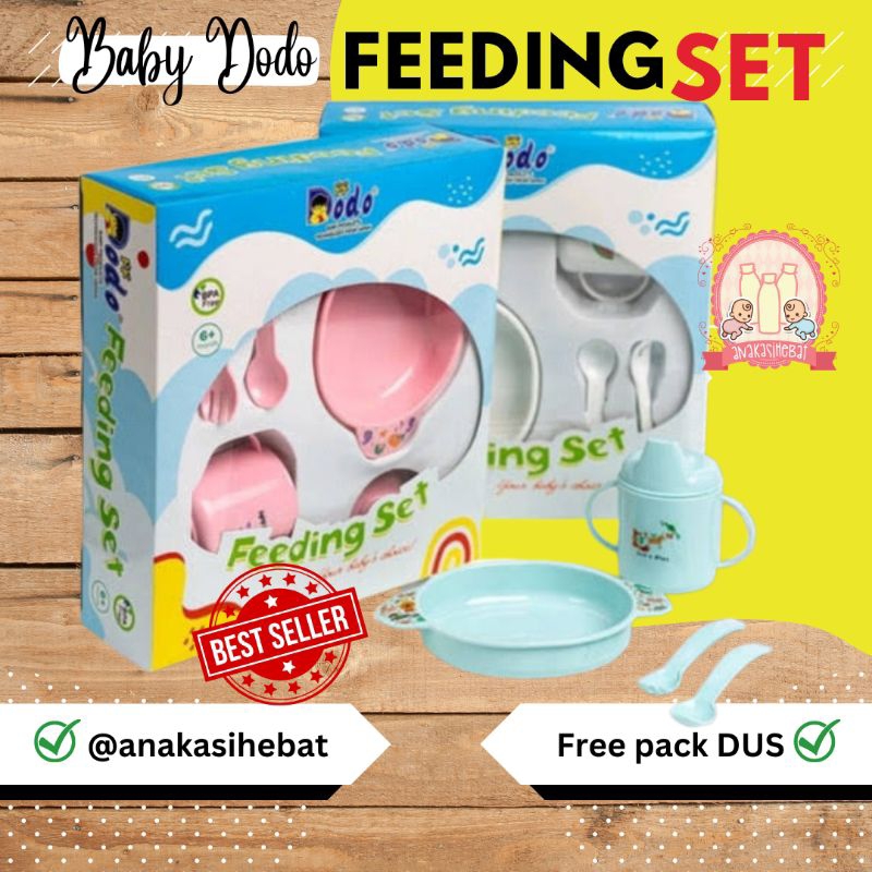 FEEDING SET DODO/ KADO BAYI / SET TEMPAT MAKAN BAYI/ PERLENGKAPAN MAKAM BAYI DODO