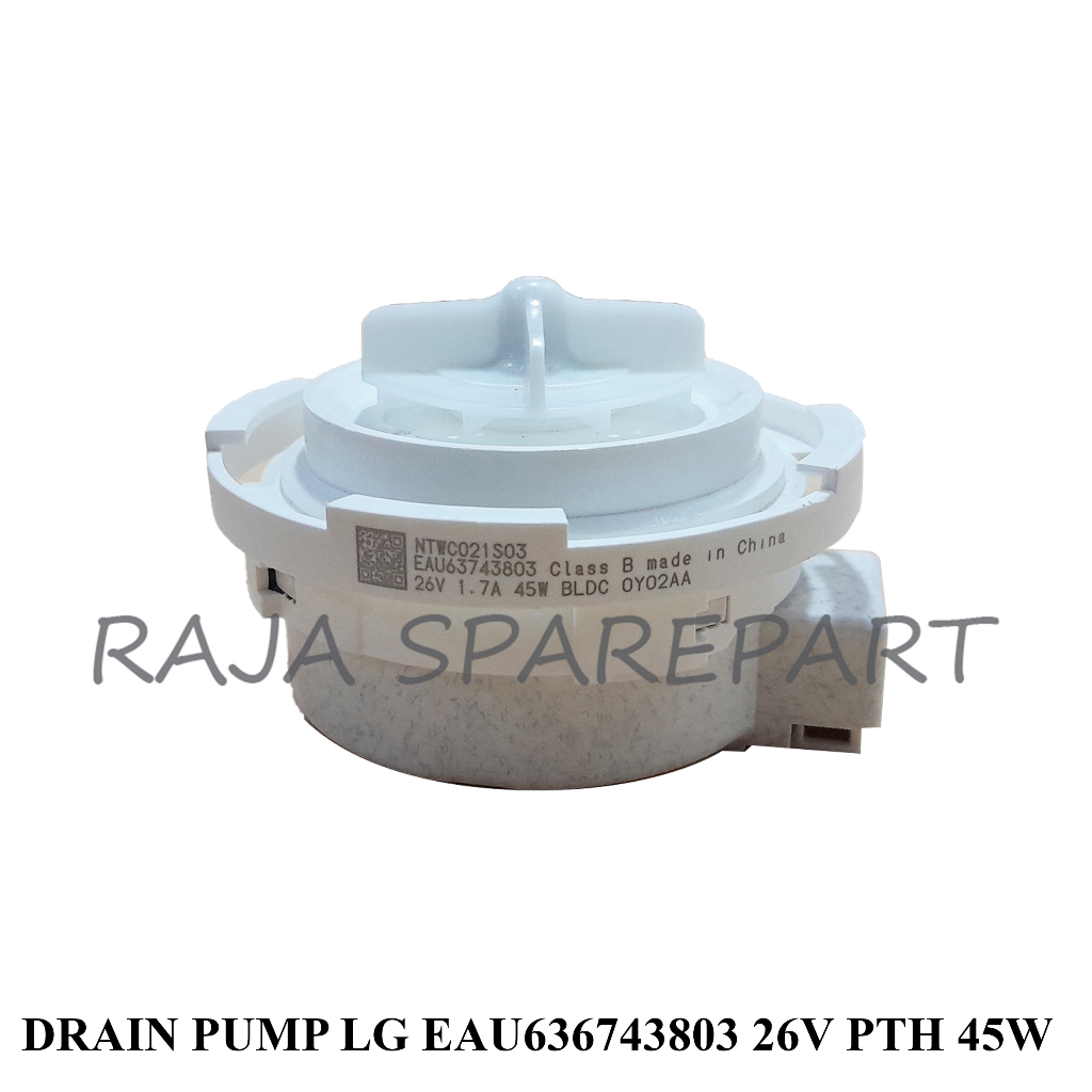 DRAIN PUMP/DRAIN MESIN CUCI/DRAIN PUMP LG EAU636743803 26V PTH 45W