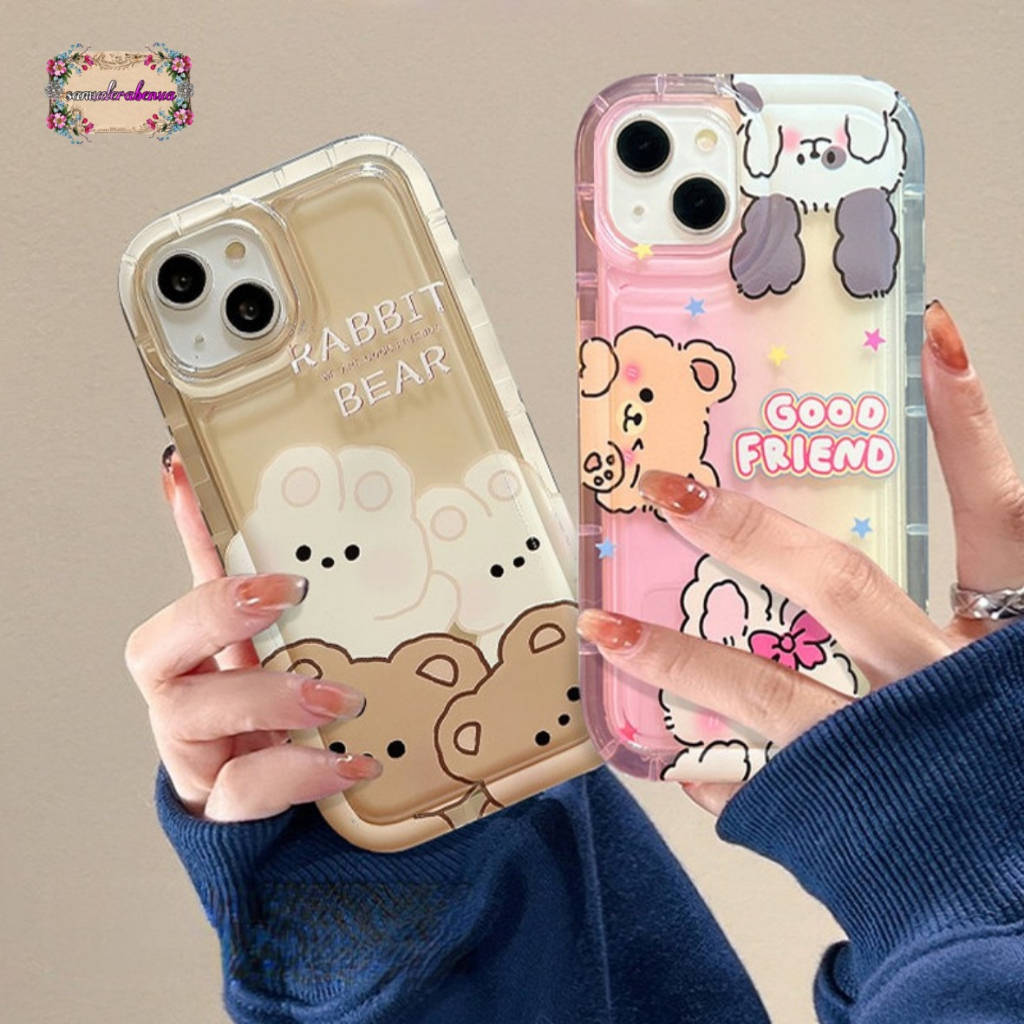 SS825 SOFTCASE SILIKON AIR BAG CUTE CARACTER FOR VIVO Y71 Y81 Y91 Y93 Y95 Y91C Y1S V5 V27 S16 PRO V27E S16E Y17S V29 S17 SB5568