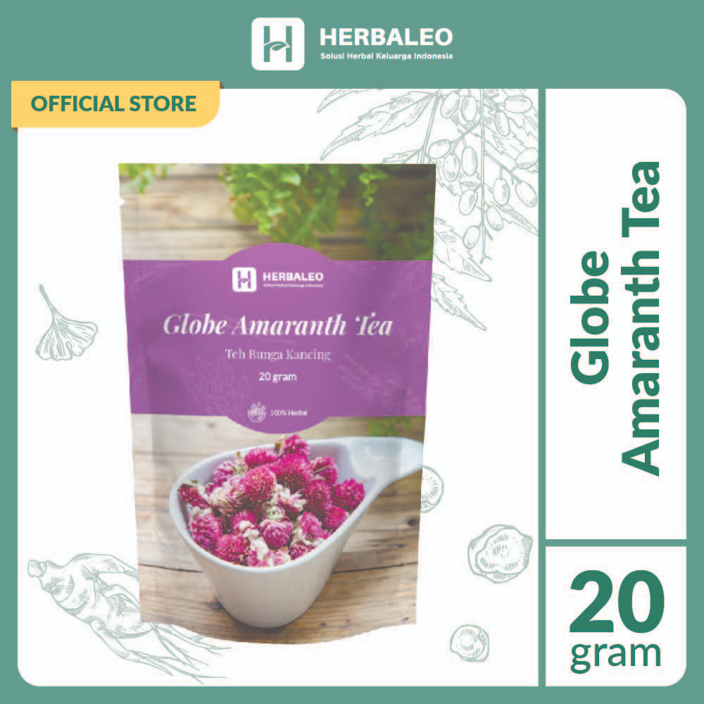 

Herbaleo Globe Amaranth Tea 20 gr ( Teh Bunga Kancing )