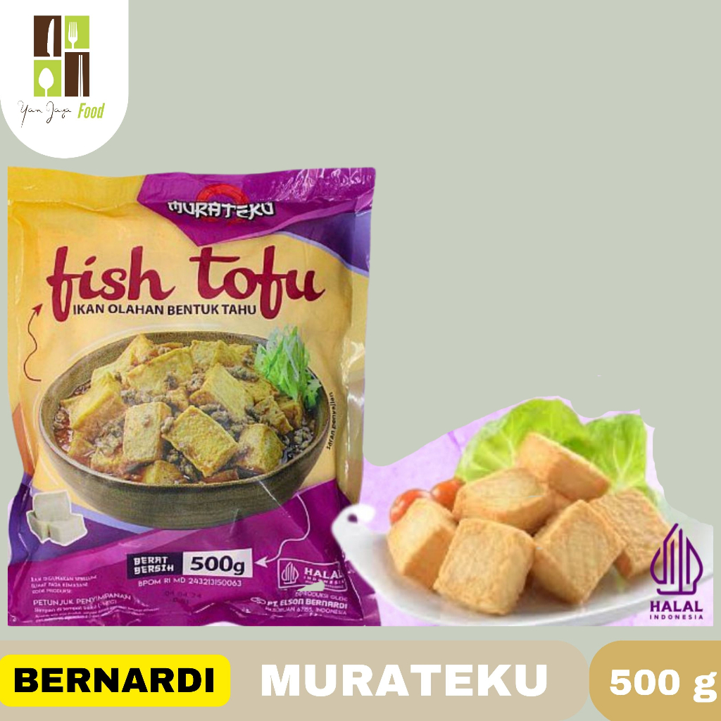 Bernardi Murateku Fish Tofu Ikan Olahan Bentuk Tahu 500g