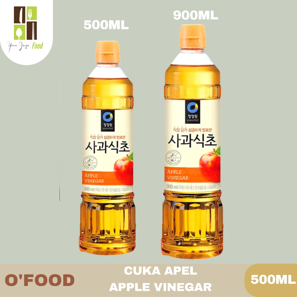 Daesang Chung Jung One  Cuka Apel/Apple  Vinegar 500ml/900 ml [chung jung one]