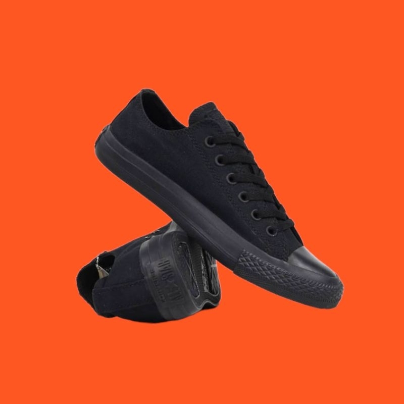 [BISA COD] CONVERSE ALLSTAR CLASSIC LOW FULL BLACK