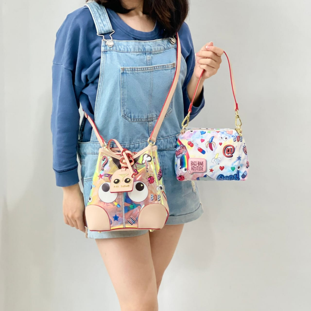 TAS WANITA ETB-4003 HOLOGRAN HAND BAG