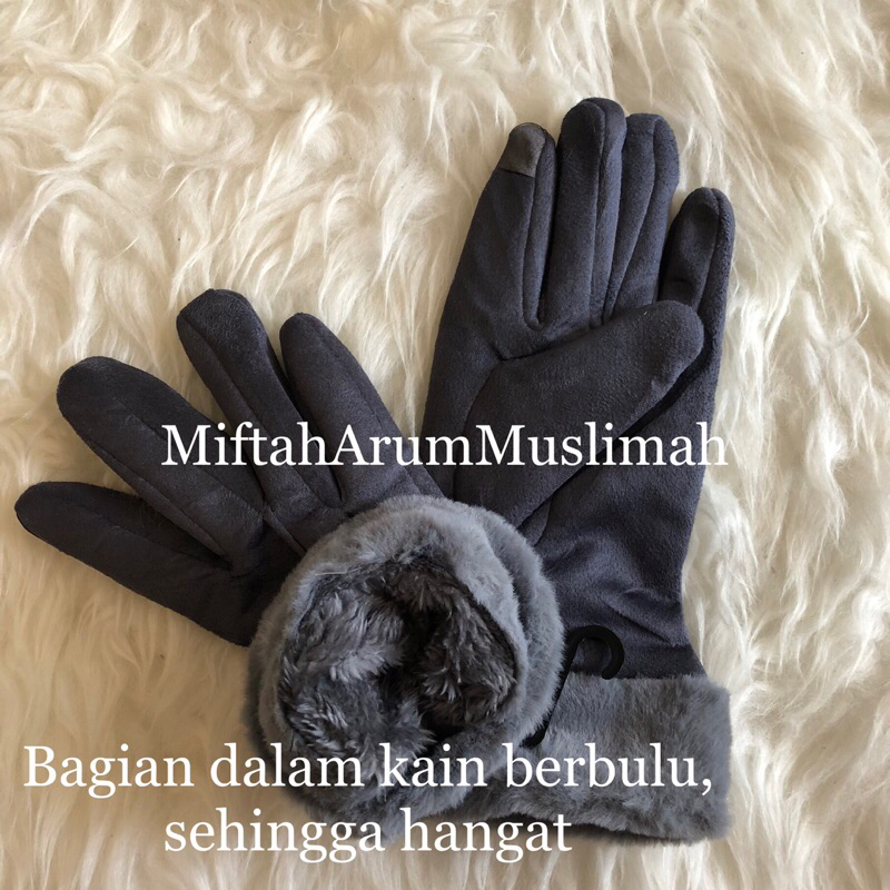 Sarung Tangan Wanita Winter Touchscreen