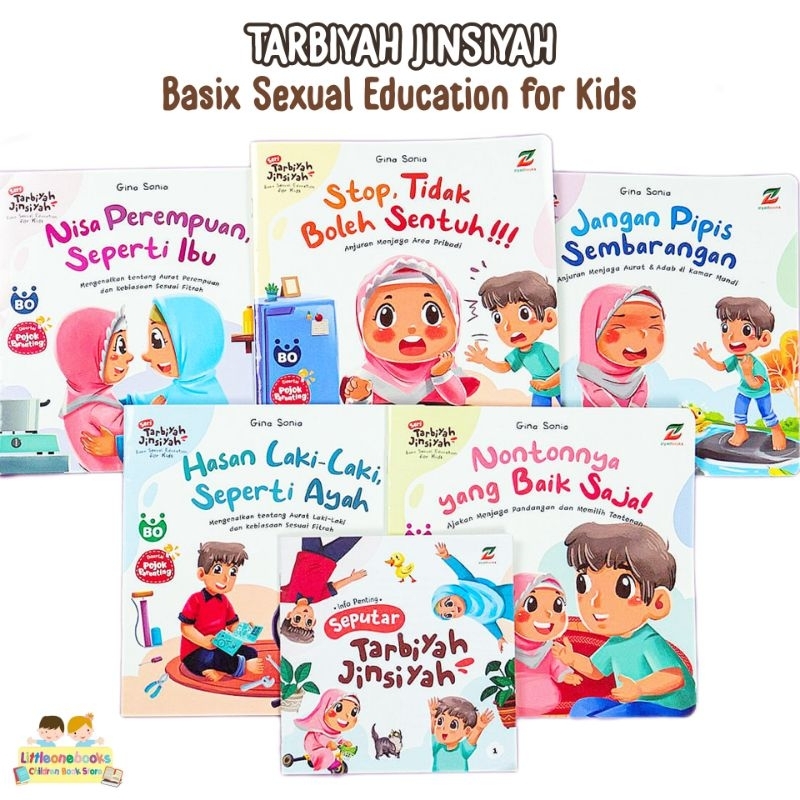 Serial Tarbiyah Jinsiyah: Basic Sexual Education for Kids / Islamic book set
