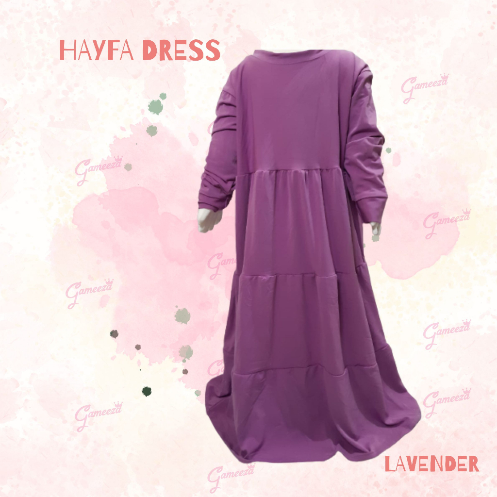 GAMIS ANAK PEREMPUAN HAYFA UMUR 3 - 5 TAHUN