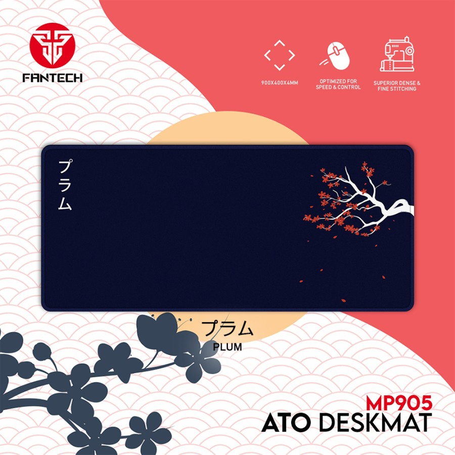 Mousepad Fantech ATO Deskmat PLUM プラム MP905 Size XL