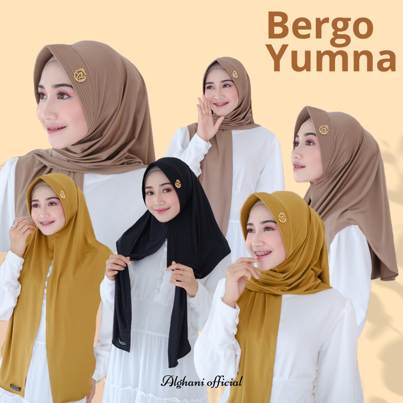 ALGHANI - PASHMINA PAD INSTAN YUMNA OVAL CURVE DENGAN EXCLUSIVE PACKAGING