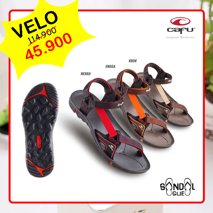 PROMO SANDAL WANITA KEKINIAN CAFU VELO 100% BARU