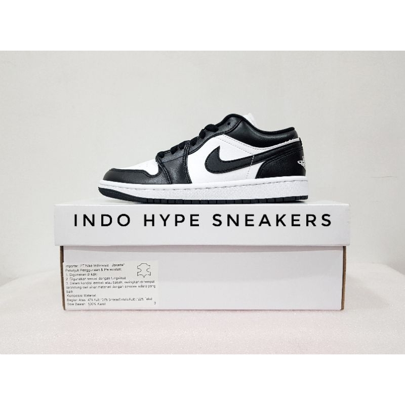 Air Jordan 1 Low Womens PANDA BLACK WHITE