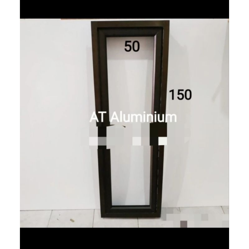 jendela casment 50x150 aluminium