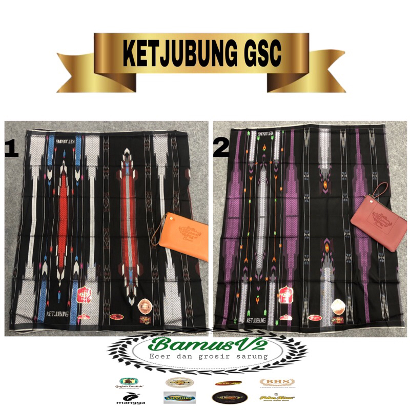 Sarung Ketjubung Red GSC 210