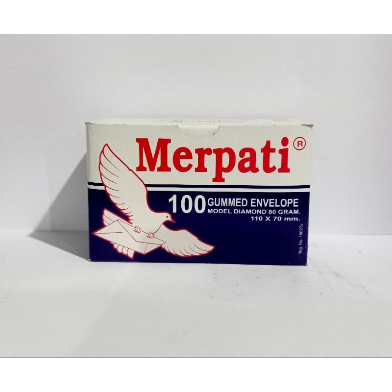 

Amplop Merpati 110×70mm (kecil)