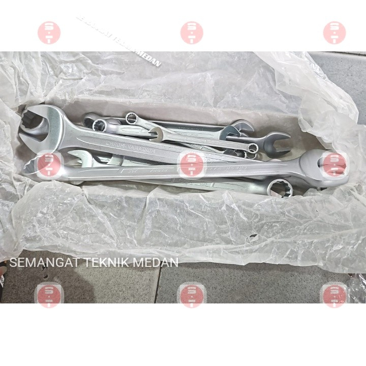 16PCS KUNCI RING PAS COMBINATION WRENCH 6-32 MM SET ELORA 205S 16M