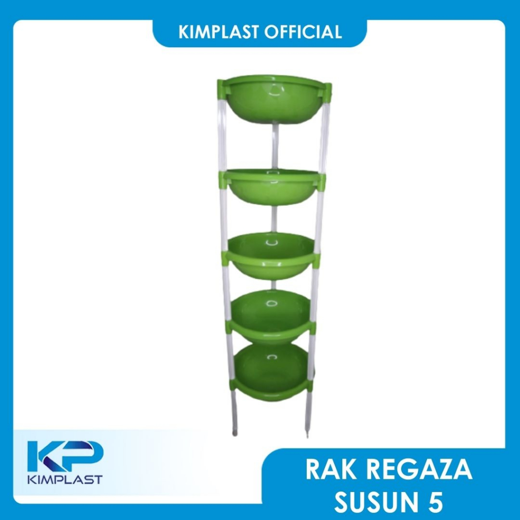 KIMPLAST Rak Bawang Regaza Susun 5/ Rak Dapur/ Rak Sayur/ Rak Bumbu Dapur/ Rak Plastik
