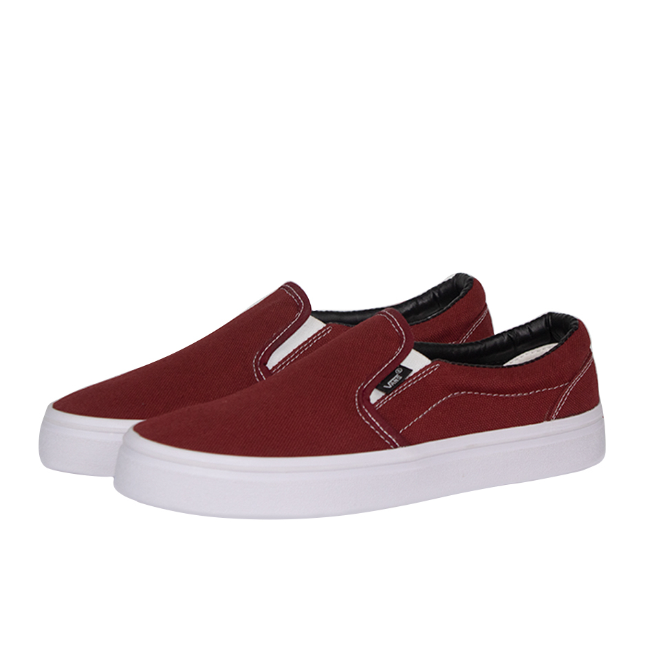 Sepatu vans slip on mono tanpa tali pria casual wanita santai Murah