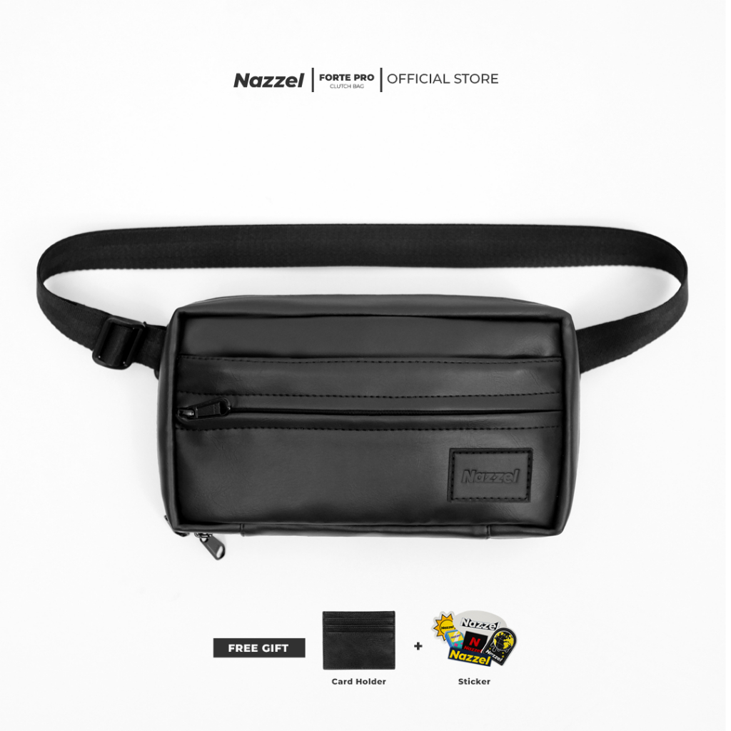NAZZEL | Forte Pro Clutch Pria | Handbag Pria | Slingbag Pria