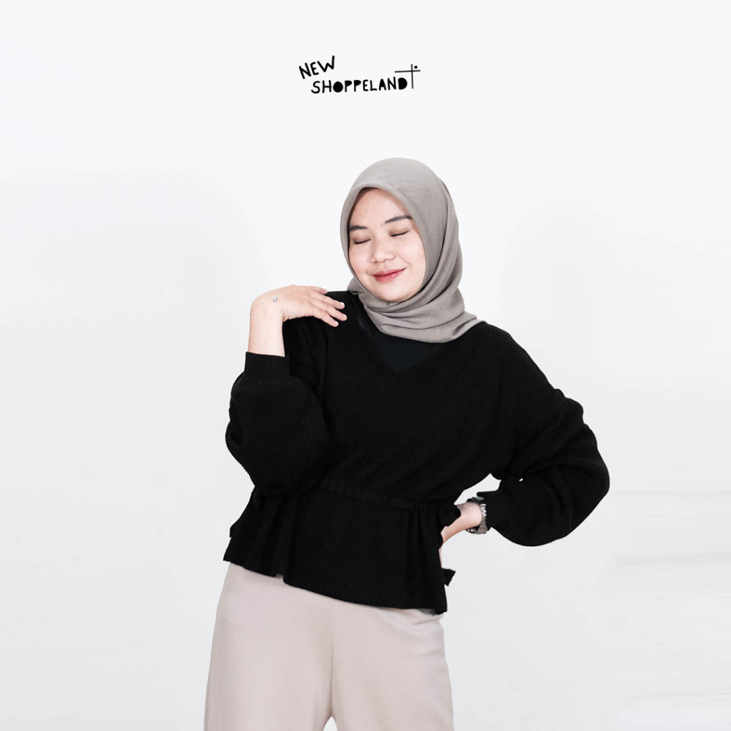 NEWSHOPPELAND - Ruby Knit Blouse Premium