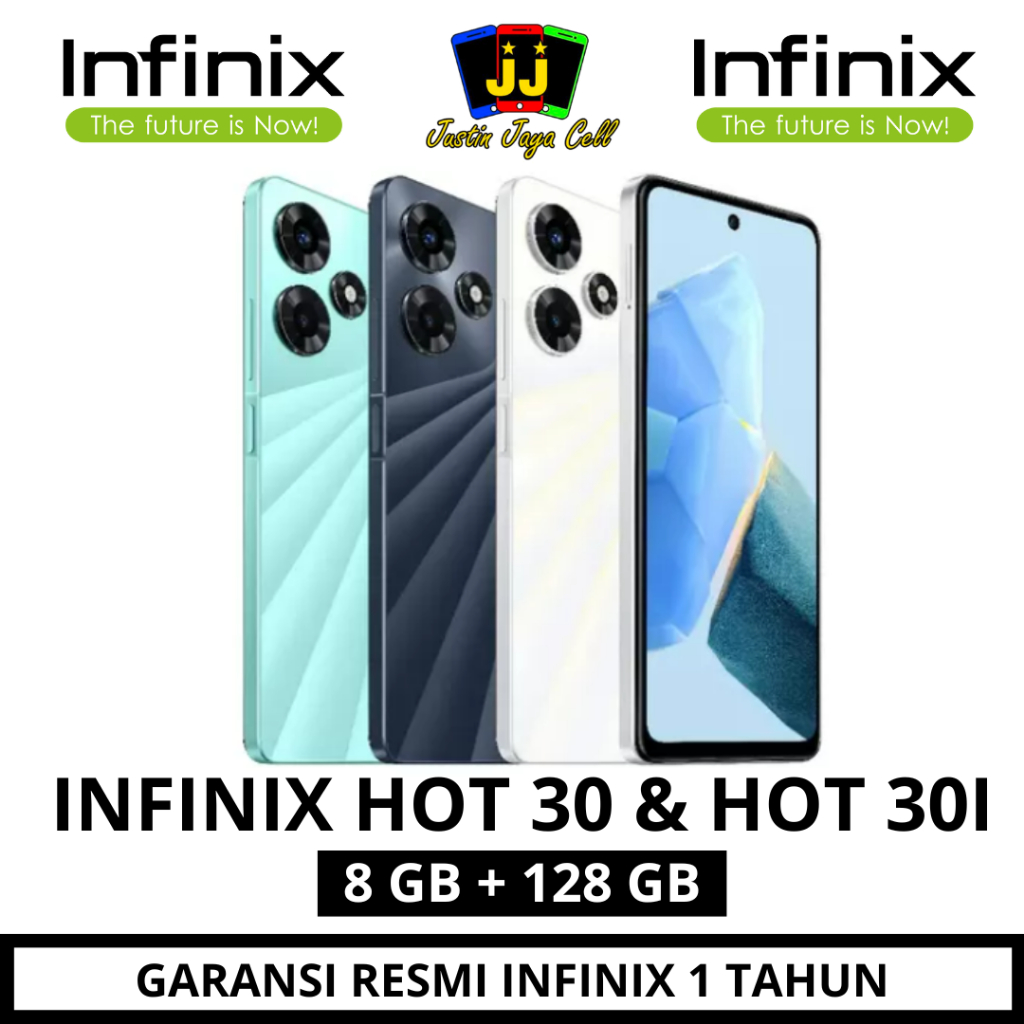 INFINIX HOT 30 8/128 &amp; HOT 30I 8/128 GARANSI RESMI INFINIX 1 TAHUN