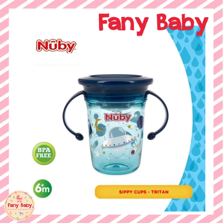 NUBY WONDER CUP TRITAN 240ML 6M+