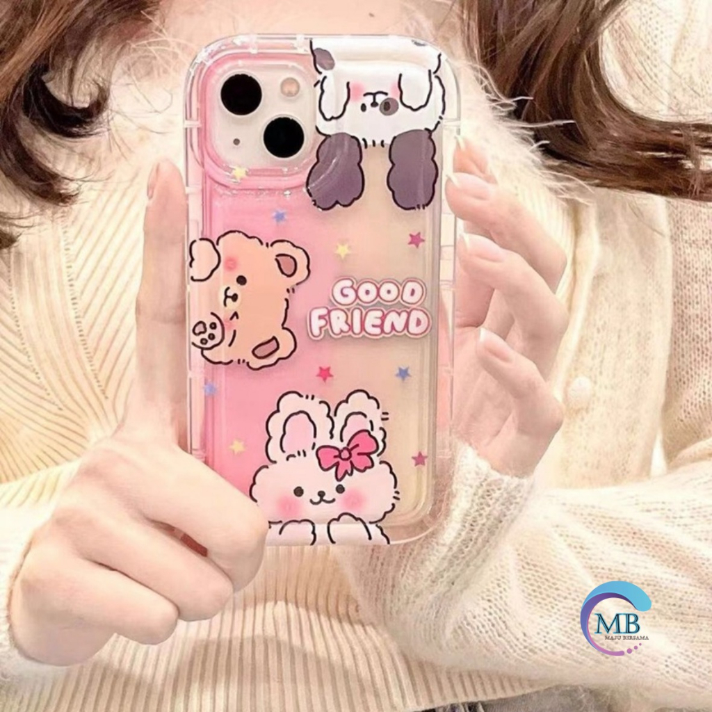 SS825 SOFTCASE SILIKON AIR BAG CUTE CARACTER FOR IPHONE 6 6S 7 8 7+ 8+ X XS XR 11 12 13 14 PRO MAX MB5035