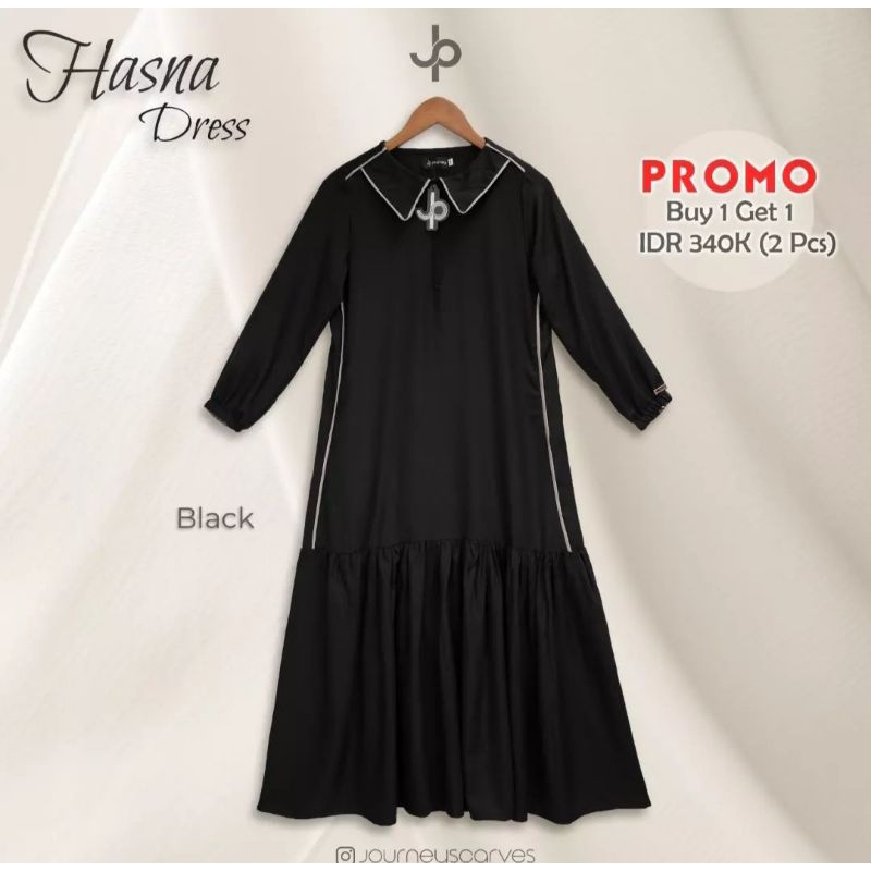 BAJU GAMIS HASNA DRESS BY JOURNEY SCARVES