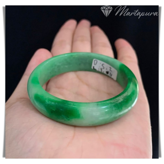 GBT1437 Gelang Batu Giok Birma