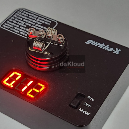 Authentic Gurkha-X 521 TAB Mini | coil builder ohm meter minitab v3