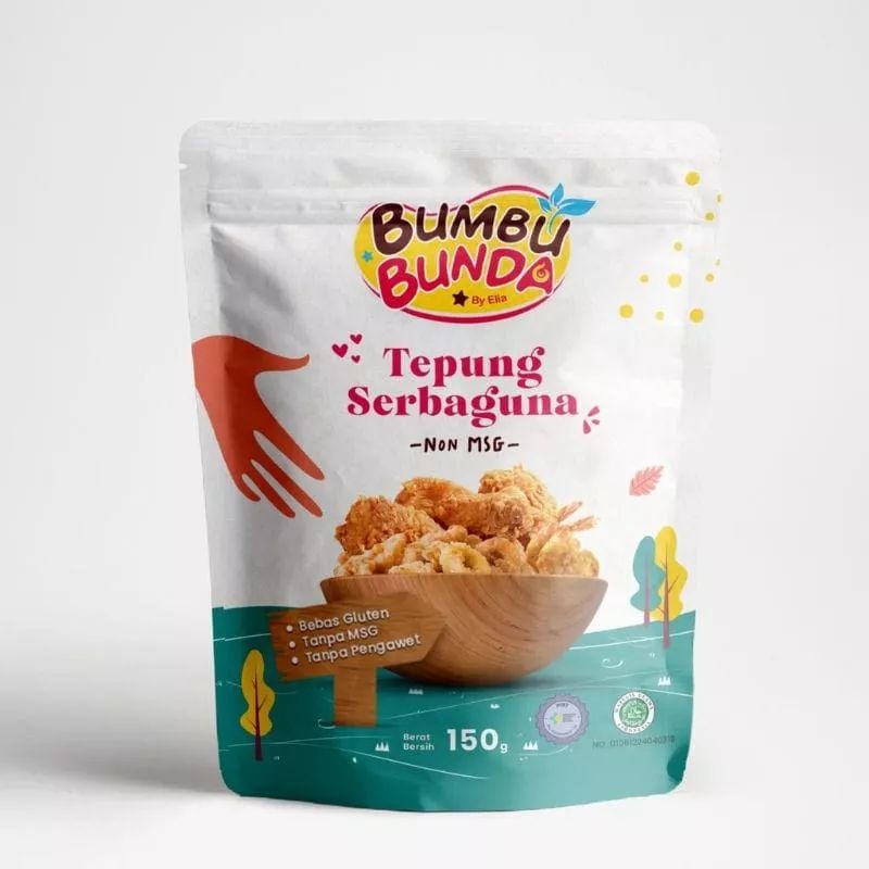 

BUMBU BUNDA BY ELIA - Bumbu bunda tepung serba guna crispy non MSG Mpasi @150g