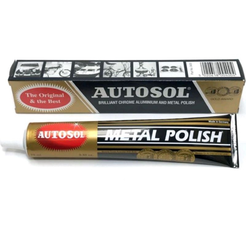Autosol Pengkilap Metal Polish Chrome Stainless Logam Poles